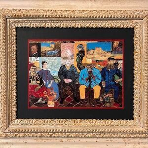 Vincent's Gallery" Framed Art Print by Ran Horn - Van Gogh Tribute Mashup